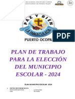 PLAN DE MUNICIPIO ESCOLAR 2024 Inmaculada