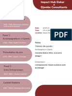 Agenda Evenement Djembe Consultants