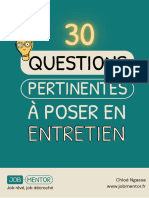 30 Questions Entretien