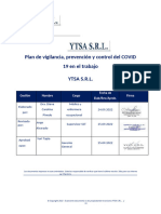 YTS.p-ssT-PL-006 Plan de Vigilancia, Prevención y Control Del COVID 19 en El Trabajo V3