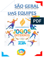 DIVISÃO DAS EQUIPES ENSINO FUNDAMEiNTAL FINAL E MÉDIO - ESPORTES COLETIVOS 2024