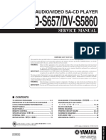 Yamaha DVD-s657 Manual de Servicio