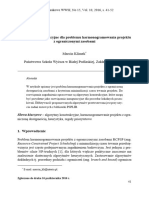 Algorytmy Konstrukcyjne Dla Problemu Harmonogramowania Projektu Z Ograniczonymi Zasobami