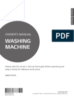 LG Washer WM4370HKA Owner Manual