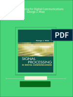 Signal Processing For Digital Communications George J. Miao