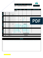 NEW COURSE PLAN North S. T. Thee Yazan