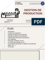 Gestion de Production