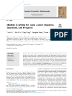 Machine Learning For Lung Cancer Diagnosi