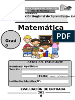 Matematica 4° Primaria