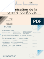 Optimisation de La Chaîne Logistique.