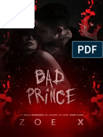 Bad Prince Livro Unico Zoe X