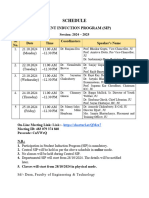 UG Engg 2024 1st Year SIP Class Start Notice