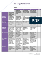 Glogster Rubric