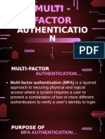 Multifactor Authentication