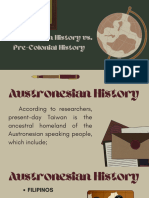 Austronesian VS Pre Colinial History PDF