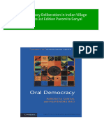 Where Can Buy Oral Democracy Deliberation in Indian Village Assemblies 1st Edition Paromita Sanyal Ebook With Cheap Price