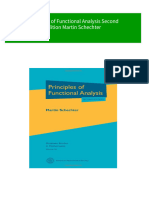 Principles of Functional Analysis Second Edition Martin Schechter