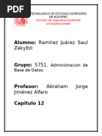 Capitulo 12. Administrar Vistas e Índices y Lenguaje de Control de Transacciones.