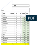 Monnaie de L'offre: XAF Incoterms: Description Désignations