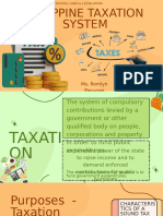 Taxation