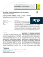 Solvothermal Synthesis of Binder Free Ni-MOF Thin Films For