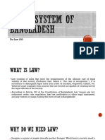 Legal System of Bangladesh