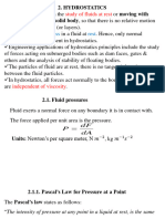 Hydrostatics