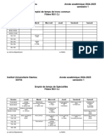 Tronc Commun Specialites RS 1