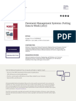 Pavement Management Systems - Putting Data To Work