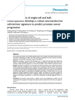 08 Integrated Analysis of Single-Cell and Bulk Transcriptomics Develops A Robust Neuroendocrine Cell-Intrinsic Signature To Predict Prostate Cancer Progression