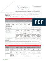 01 Key Fact Statement For PKR Savings Accounts 2421 Jan To June 2023