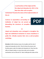 Lokpal & Lokayukta - Assessment