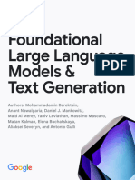 Whitepaper - Foundational Large Language Models & Text Generation