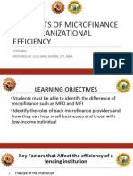 Lesson 2 Microfinancing