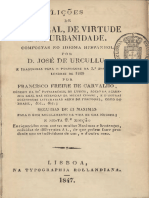 1831 Lições de Boa Moral, de Virtude e de Urbanidade, Escritas em