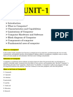 UNIT 1computer Fundamental