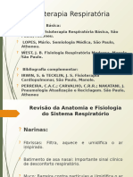 1 - Fisiologia e Semiologia RespiratÃ Ria