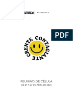 REUNIÃO DA CÉLULA - IBATITUDE PETRÓPOLIS - DE 21 A 27 DE ABRIL DE 2024 - Versão Mobile