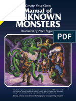 Peter Pagano Graphics - Create Your Own Manual of Unknown Monsters