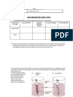 1.8.1 Biochemistry Unit Test-New8by11