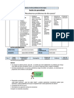 Resolvemos Problemas de Dos Pasos: Sesión de Aprendizaje Título " "