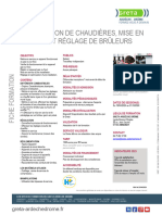 Optimisation de Chaudieres Mise en Service Et Reglage de Bruleurs