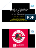 Approach To A Patient in The ED and Airway Management PDF