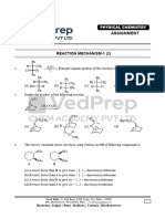 075) (Complimentary Assignment) Reaction Mechanism Part 12