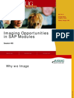 Imaging Opportunities in SAP Modules: Session 405