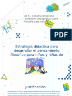 Actividad 6 - Construyendo Una Propuesta Didáctico-Pedagógica Sobre Filosofía para Niños