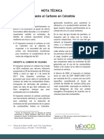 Impuesto Nacional Al Carbono Colombia 2022