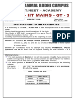 Xii-Iit GT - 3 Final - Question Paper - 27.03.2024