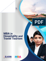 MBA in Hospitality - Tourism - 2023 24