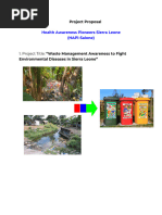 Project Proposal - Environmental Health Awareness Aid in Sierra Leone